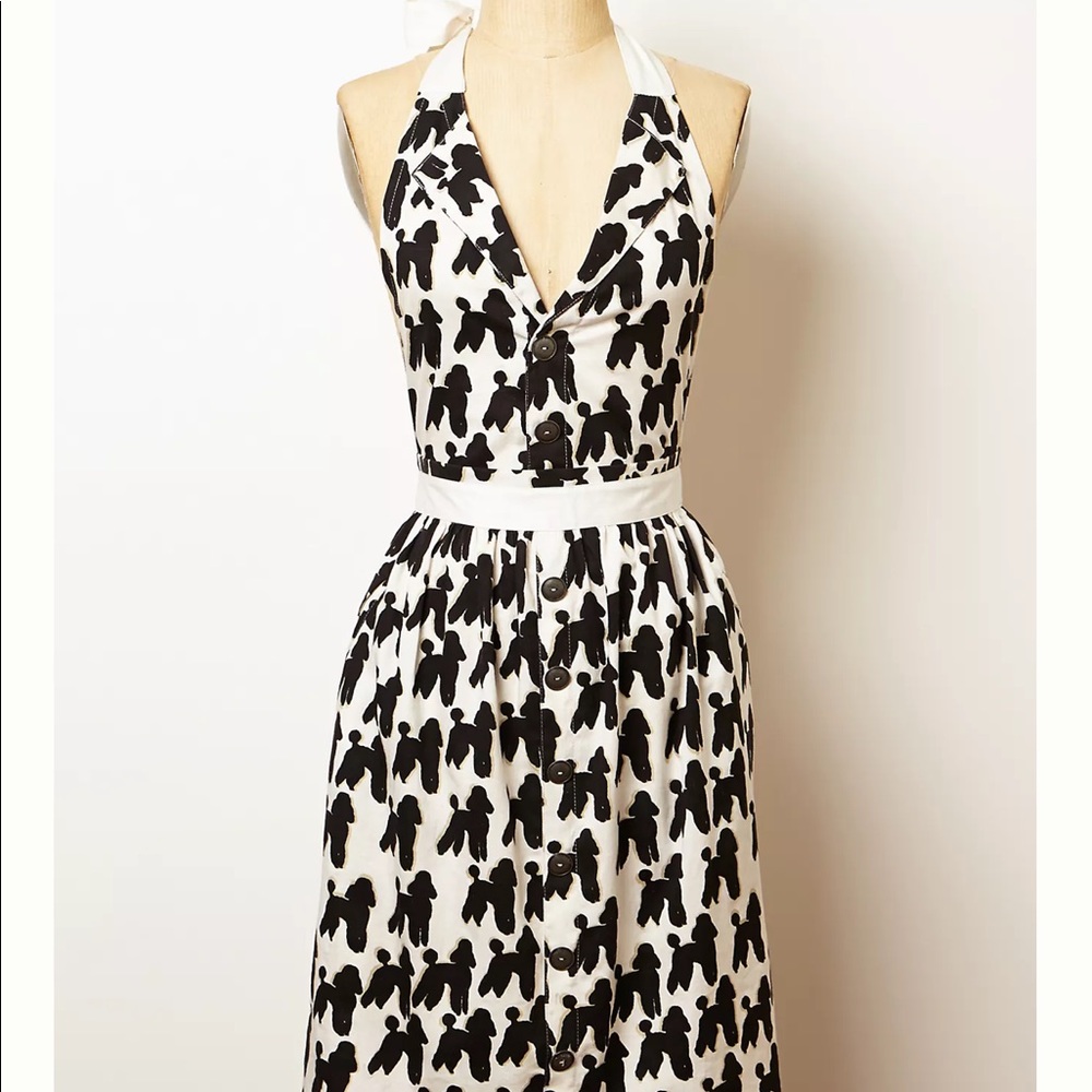 Anthropologie Poodle apron